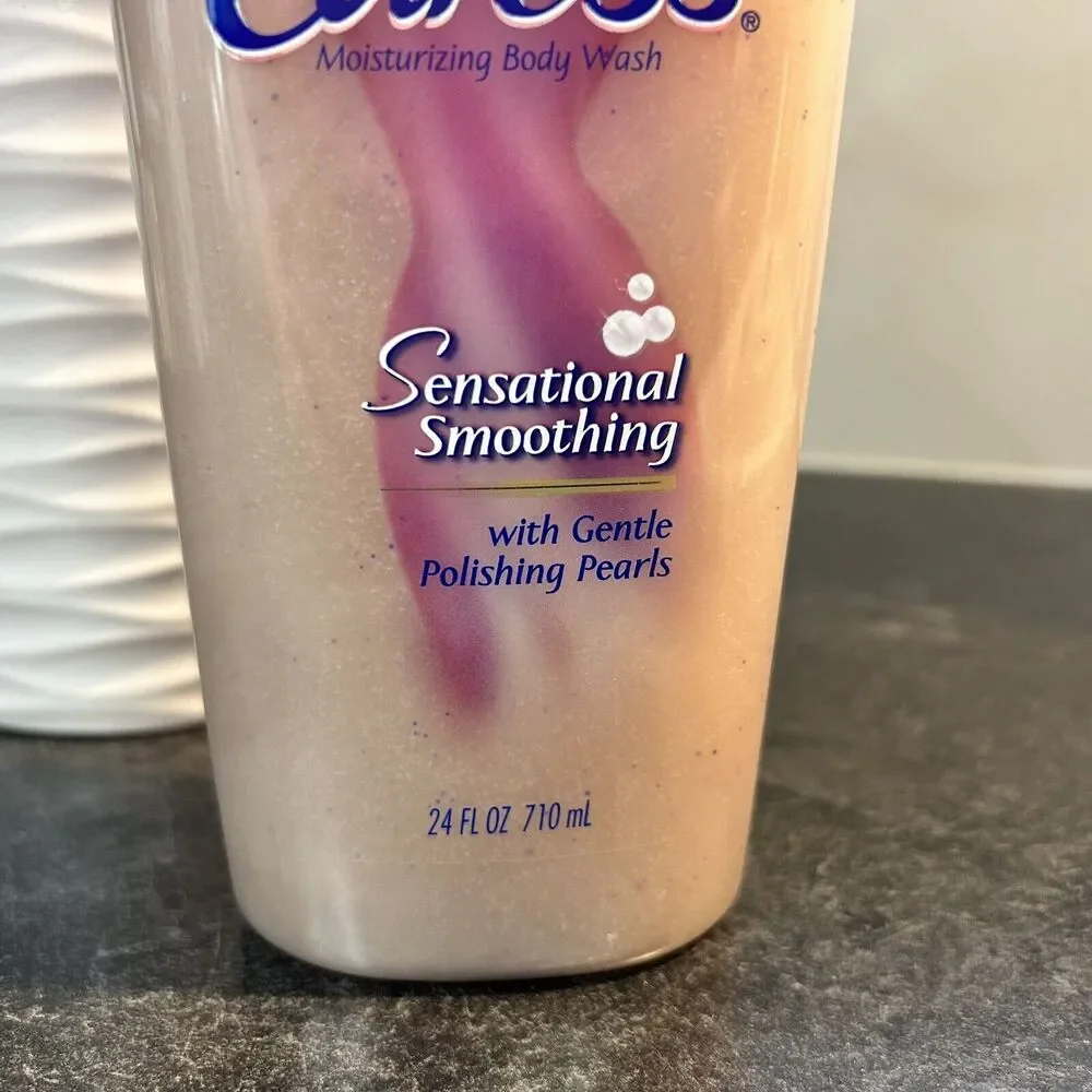 RARE Caress SENSATIONAL SMOOTHING Body Wash W Polishing Pearls LG SIZE‎ 24 Oz
